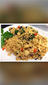 Thai Basil chicken fried rice 